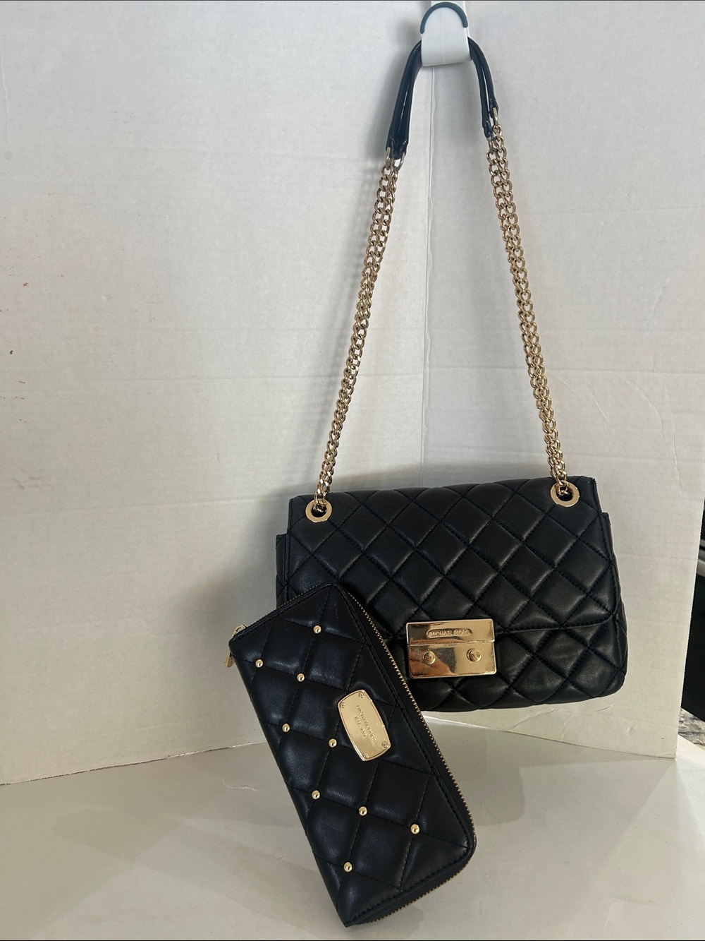 Michael Kors Sloan quilted bag and wallet